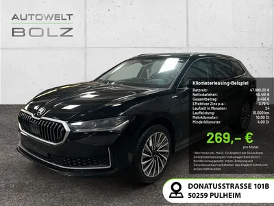 Skoda Skoda Superb Combi 2.0 TDI 4x4 L&K MATRIX-LED AHK 360° im Leasing von Null-Leasing