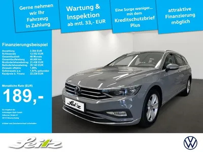 VW Volkswagen Passat Variant 2.0 TDI 4M Elegance *MATRIX*KAMER im Leasing von Null-Leasing