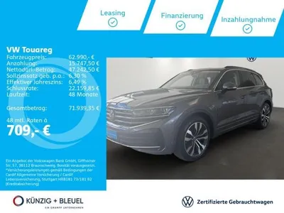 VW Volkswagen Touareg 3.0 V6 TDI Elegance 4M KAM*LED*ACC im Auto Abo von LeasingTime