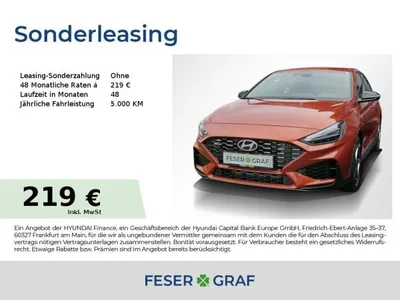 Hyundai Hyundai i30 N-LINE DCT NAVI LED KAMERA SHZ LHZ SMART-KEY im Auto Abo von LeasingMarkt.de