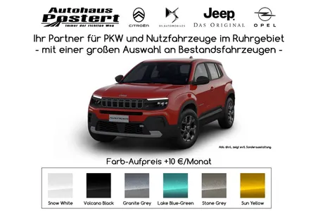 Jeep Jeep Avenger Altitude*Allwetterreifen*Lieferung Dezember 2024* im Auto Abo von LeasingTime