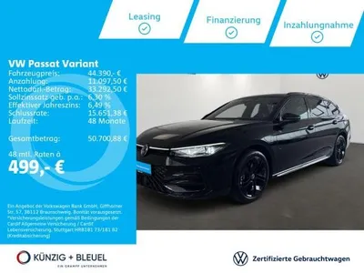 VW Volkswagen Passat Variant R-Line 1,5 l eHybrid 360°KAM*MASSAGE*MATRIX*KEYLESS im Auto Abo von LeasingTime
