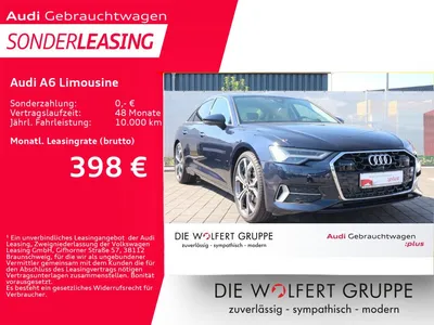 Audi Audi A6 Limousine 45 TFSI S tronic SITZBELÜFTUNG*PANO im Leasing von Null-Leasing