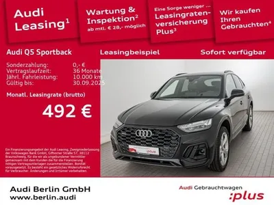 Audi Audi Q5 Sportback S line 45 TFSI qu. S tr. PDC 360°K im Auto Abo von LeasingMarkt.de