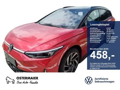 VW Volkswagen ID.7 Tourer GTX 340PS 4M NP.81T ACC.5J-G.WÄRMEPU im Leasing von Null-Leasing