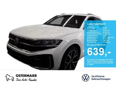 VW Volkswagen Touareg R-LINE 3.0TDI 286PS NP.129 AHK.STDHZG.DY im Auto Abo von Null-Leasing