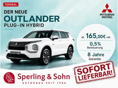Mitsubishi Mitsubishi Outlander Plug-In Hybrid DIAMANT ❗"Tolle Ausstattung"❗ ✔️GEWERBE-DEAL✔️ im Leasing von LeasingMarkt.de