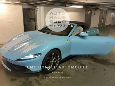 Ferrari Ferrari Roma Spider in Azzurro Blau *NEUFAHRZEUG* im Auto Abo von LeasingTime
