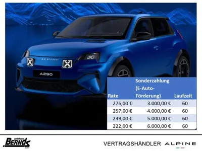 Alpine Alpine A290 GT⚡⚡ELEKTROPRÄMIE EINGERECHNET ⚡⚡ im Leasing von LeasingTime