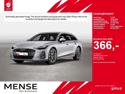 Audi Audi A6 Avant TDI 150 kW S tronic AHK Pano ACC LED LM im Leasing von Null-Leasing