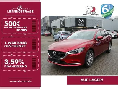 Mazda Mazda 6 SKYACTIV-G 194 Aut. EXCLUSIVE NAVI 360°M im Auto Abo von LeasingMarkt.de