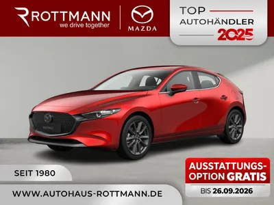 Mazda Mazda 3 2027 186ps Aut. CENTRE-Line NAV KeyLess Qi ACC im Leasing von Null-Leasing
