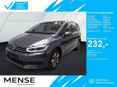VW Volkswagen Touran 1.5 TSI GOAL Comfortline DSG IQ.Light|AHK im Auto Abo von Null-Leasing