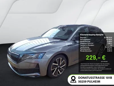 Skoda Skoda Octavia 2.0 TDI Sportline HUD LED NAVI AHK 360° im Leasing von Null-Leasing