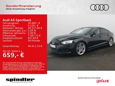 Audi Audi A5 Sportback advanced 50TDI quattro / Pano, Navi im Leasing von Null-Leasing