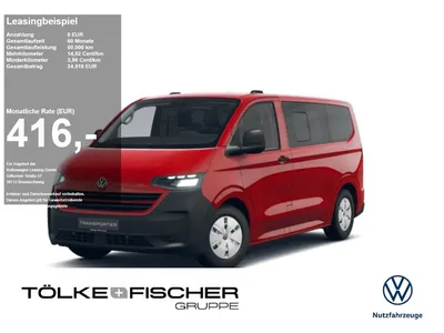 VW Volkswagen T7 Transporter Kombi BEV 100 kW 64kWh div. Farbe im Leasing von Null-Leasing