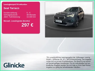 Seat Seat Tarraco 2.0 TDI 4D Xcellence AHK Pano LM 20" 360 im Leasing von Null-Leasing
