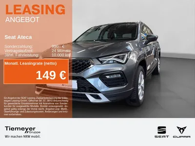 Seat Seat Ateca 1.5 TSI DSG STYLE ROAD EDITION REAR VIEW A im Leasing von Null-Leasing