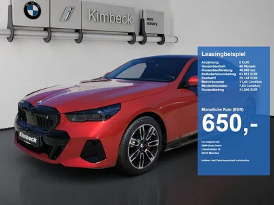 BMW BMW i5 eDrive40 Limousine M SPORT PRO ACC B&W 360° im Leasing von Null-Leasing