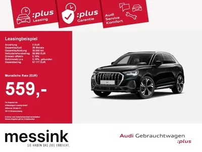 Audi Audi Q3 SUV LED*S-line*Standh*AHK*Pano*360°Sonos im Auto Abo von LeasingTime