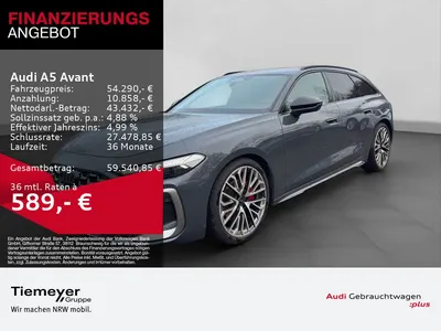 Audi Audi A5 Avant TFSI Q S LINE EDITION UPE80 LM20 HuD MA im Auto Abo von Null-Leasing