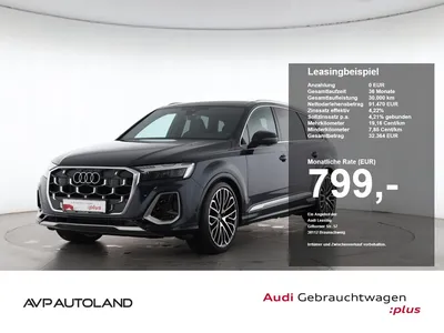 Audi Audi SQ7 SUV TFSI quattro | AHK | +8-fach *Voll* 820€ im Leasing von Null-Leasing