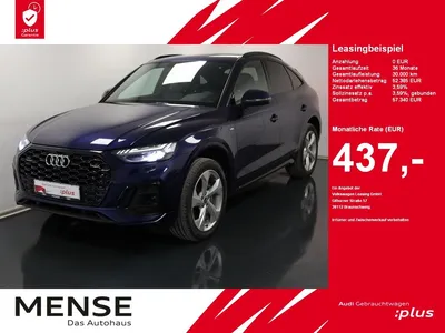Audi Audi Q5 Sportback 45 TFSI quattro S tronic S line AHK im Auto Abo von Null-Leasing