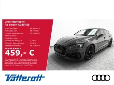 Audi Audi RS5 Sportback 2.9 TFSI competition plus B&O HUD ACC Nimbusgrau im Auto Abo von LeasingMarkt.de