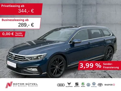 VW Volkswagen Passat Variant 2.0 TDI DSG R-LINE IQ+NAVI+STDHZG im Auto Abo von Null-Leasing