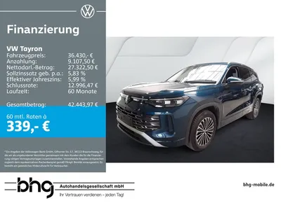 VW Volkswagen Tayron 1.5 eHybrid DSG ELEGANCE im Leasing von Null-Leasing