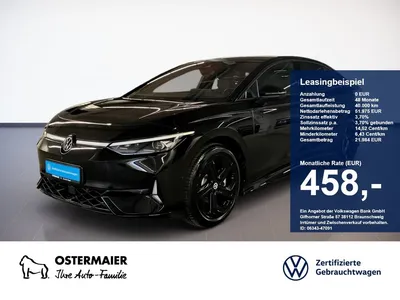 VW Volkswagen ID.7 GTX 340PS 4M NP.81T ACC.5J-G.WÄRMEPUMPE.AHK im Leasing von Null-Leasing