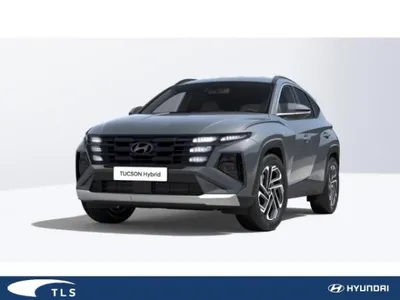 Hyundai Hyundai Tucson Prime "Gewerbe" HEV 215PS AT  Grau 2WD Pano, ECS, Digital Key, Assistenzpaket im Auto Abo von LeasingMarkt.de
