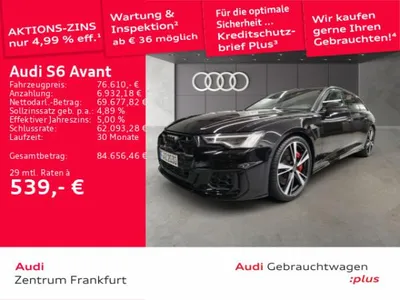 Audi Audi S6 Avant TDI tiptronic AHK PANO HuD B&O MATRIX im Leasing von LeasingMarkt.de