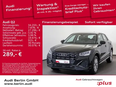 Audi Audi Q2 S line 30 TDI S tr. LED RFK VIRTUAL NAVI DAB im Auto Abo von LeasingTime