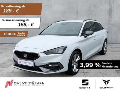 Seat Seat Leon ST 1.5 eTSI DSG FR-LINE LED+NAV+ACC+SHZ+RFK im Leasing von Null-Leasing