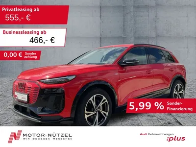 Audi Audi Q6 e-tron S-LINE MATRIX+NAVI+PDC+ACC+20"LM im Leasing von Null-Leasing