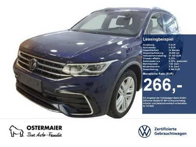 VW Volkswagen Tiguan Allspace R-LINE 2.0TDI 193PS NP.77T 7S.PA im Leasing von Null-Leasing