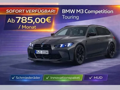 BMW BMW M3 Competition xDrive Touring Innovationspaket Schmiederäder im Leasing von LeasingMarkt.de