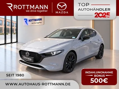 Mazda Mazda 3 2027 140ps Aut HOMURA PLUS Leder BOSE 360° ACC im Leasing von Null-Leasing
