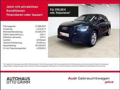 Audi Audi Q2 30 TFSI S line KLIMA LED im Auto Abo von LeasingMarkt.de