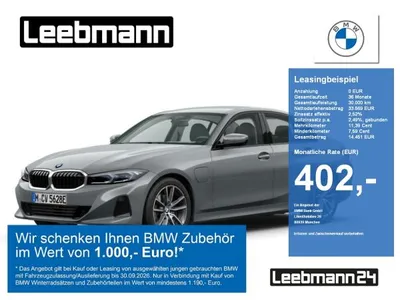 BMW BMW 330 330e xDrive Lim HUD/AdaLED Finanzierung ab 2,49% im Leasing von LeasingTime