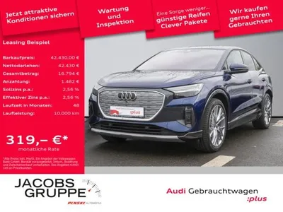 Audi Audi Q4 e-tron Q4 Sportback 35 e-tron advanced S line Int. im Auto Abo von LeasingMarkt.de