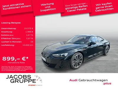 Audi Audi e-tron GT S qu. All Black/Facelift/S-Sitze/Pano/Laser/HuD/ACC/Massage/ im Leasing von LeasingMarkt.de