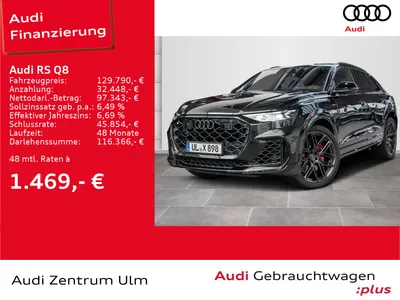 Audi AUDI RS Q8 FACELIFT advanced LASER AHK HD-UP B&O 23" im Auto Abo von Null-Leasing