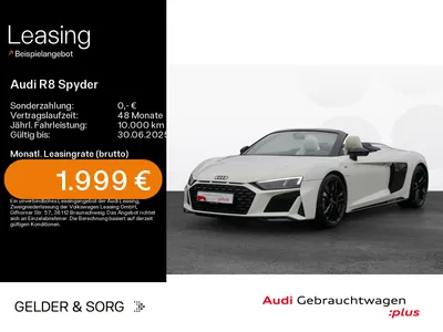 Audi AUDI R8 Spyder V10 performance RWD exclusive individual im Auto Abo von Null-Leasing