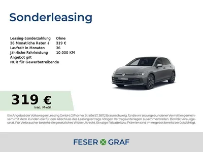 VW VW Golf Style 1,5 l TSI OPF 110 kW (150 PS) 6-Gang im Auto Abo von Null-Leasing