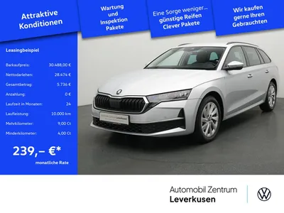 Skoda Skoda Octavia Combi Selection DSG AHK NAVI HUD ACC LED im Auto Abo von Null-Leasing