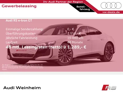 Audi AUDI RS e-tron GT quattro im Auto Abo von Null-Leasing