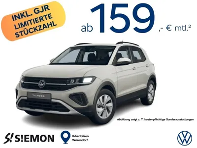 VW Volkswagen Volkswagen T-Cross Life 1.0 l TSI 70 kW SHZ GJR Privatleasingangebot im Auto Abo von 9Drive