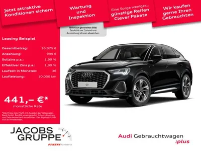 Audi Audi Q3 Sportback 35 TFSI S line S-tronic AHK/LED/Navi Plus/SMartphone Inte im Auto Abo von LeasingMarkt.de